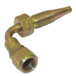 7/16 JIC 90 SWEPT FOR 1/4 HOSE RU